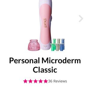 Personal Microderm Clinical-Grade Exfoliation with Vacuum Suction